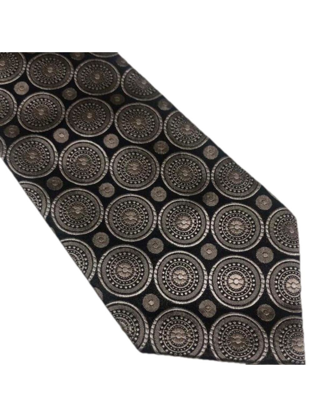 Campia Moda Gray/Black Printed Tie